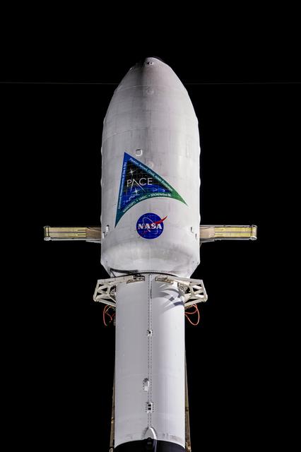 NASA image: SpaceX PACE Vertical at SLC-40