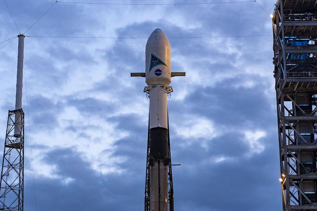 NASA image: SpaceX PACE at Sunset