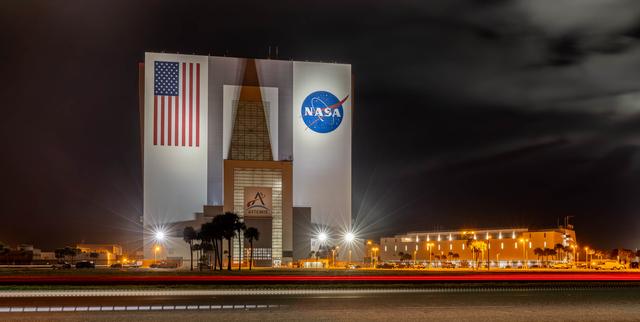 NASA image: VAB at Night