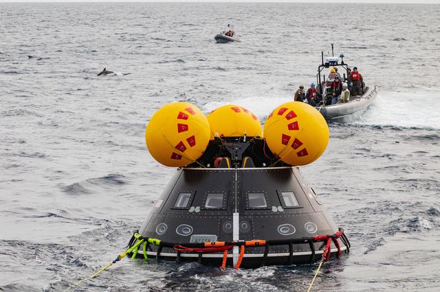 NASA image: Artemis II Orion Underway Recovery Test 11 (URT-11) - Day 5