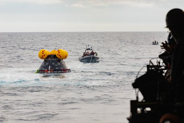 NASA image: Artemis II Orion Underway Recovery Test 11 (URT-11) - Day 5