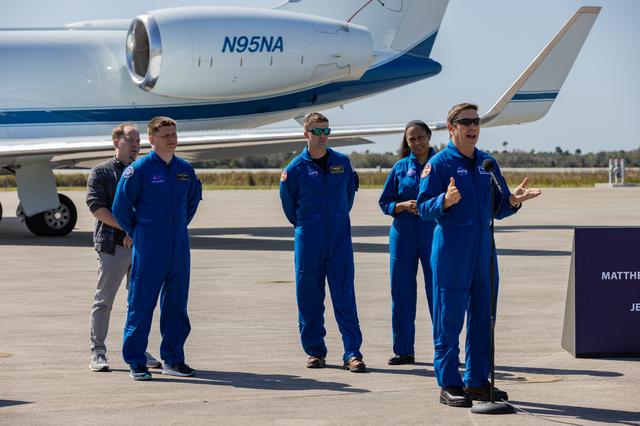 NASA’s SpaceX Crew-8 Crew Arrival at Kennedy Space Center