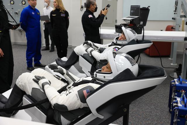 NASA image: SpaceX Crew-8 Suit-Up 