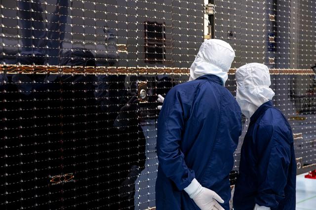 NASA image: Europa Clipper Solar Wing Deployment