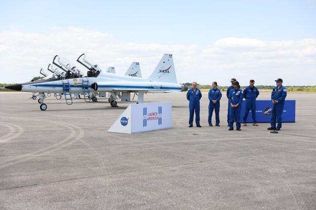 NASA image: NASA’s Boeing Crew Flight Test Crew Arrival