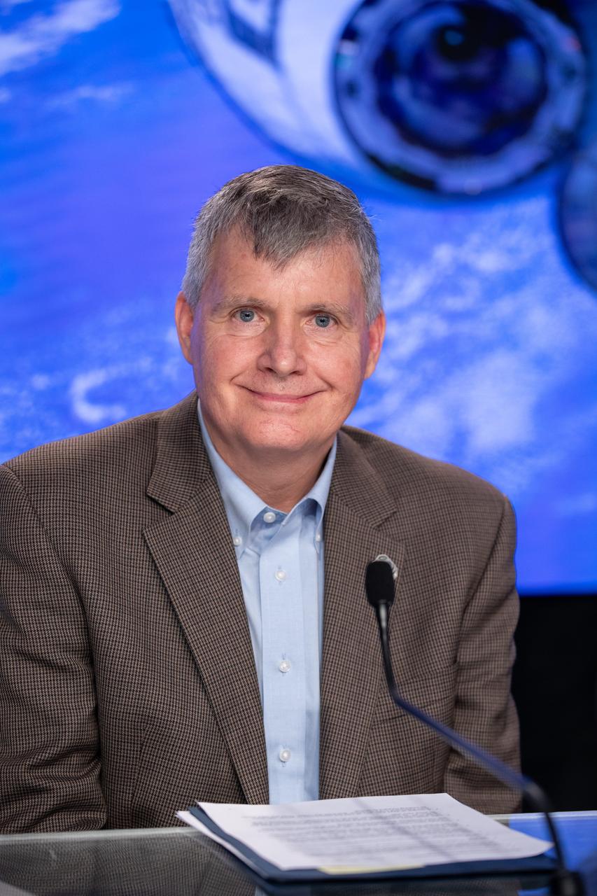Officials from NASA, Boeing, ULA (United Launch Alliance) , and the U.S. Space Force 45th Weather Squadron participate in a prelaunch briefing for NASA’s Boeing Crew Flight Test at the agency’s Kennedy Space Center in Florida, Friday, May 3, 2024. From left to right at the dais are Megan Cruz, NASA Communications; Bill Nelson, NASA administrator; Steve Stich, manager, NASA’s Commercial Crew Program; Dana Weigel, manager, NASA’s International Space Station Program; Jennifer Buchli, chief scientist, NASA’s International Space Station Program; Mark Nappi, vice president and program manager, Boeing Commercial Crew Program; Gary Wentz, vice president, Government and Commercial Programs, ULA; Brian Cizek, launch weather officer, U.S. Space Force, 45th Weather Squadron. As part of the agency’s Commercial Crew Program, NASA astronauts Butch Wilmore and Suni Williams are the first to launch aboard Boeing’s Starliner spacecraft atop a ULA Atlas V rocket from Space Launch Complex-41 at Cape Canaveral Space Force Station in Florida. Liftoff is scheduled for 10:34 p.m. ET on Monday, May 6.
