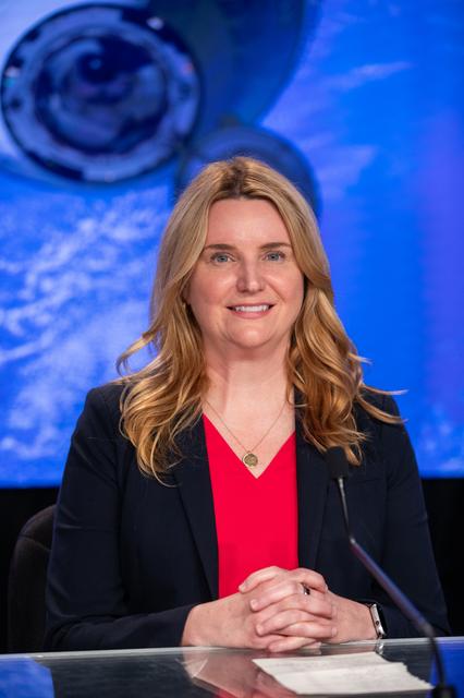 NASA image: CCP Boeing CFT Prelaunch News Conference