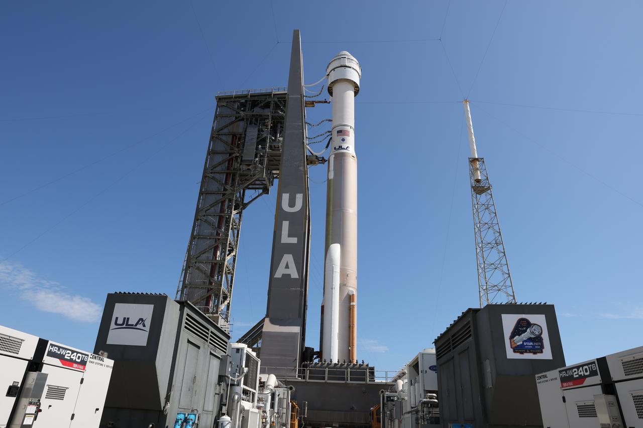 Boeing’s Starliner spacecraft atop the United Launch Alliance Atlas V rocket rolls out from the Vertical Integration Facility to the launch pad of Space Launch Complex-41 at Cape Canaveral Space Force Station in Florida on Saturday, May 4, 2024, ahead of NASA’s Boeing Crew Flight Test. As part of the agency’s Commercial Crew Program, NASA astronauts Butch Wilmore and Suni Williams are the first to launch to the International Space Station aboard Boeing’s Starliner spacecraft. Liftoff is scheduled for 10:34 p.m. ET Monday, May 6.