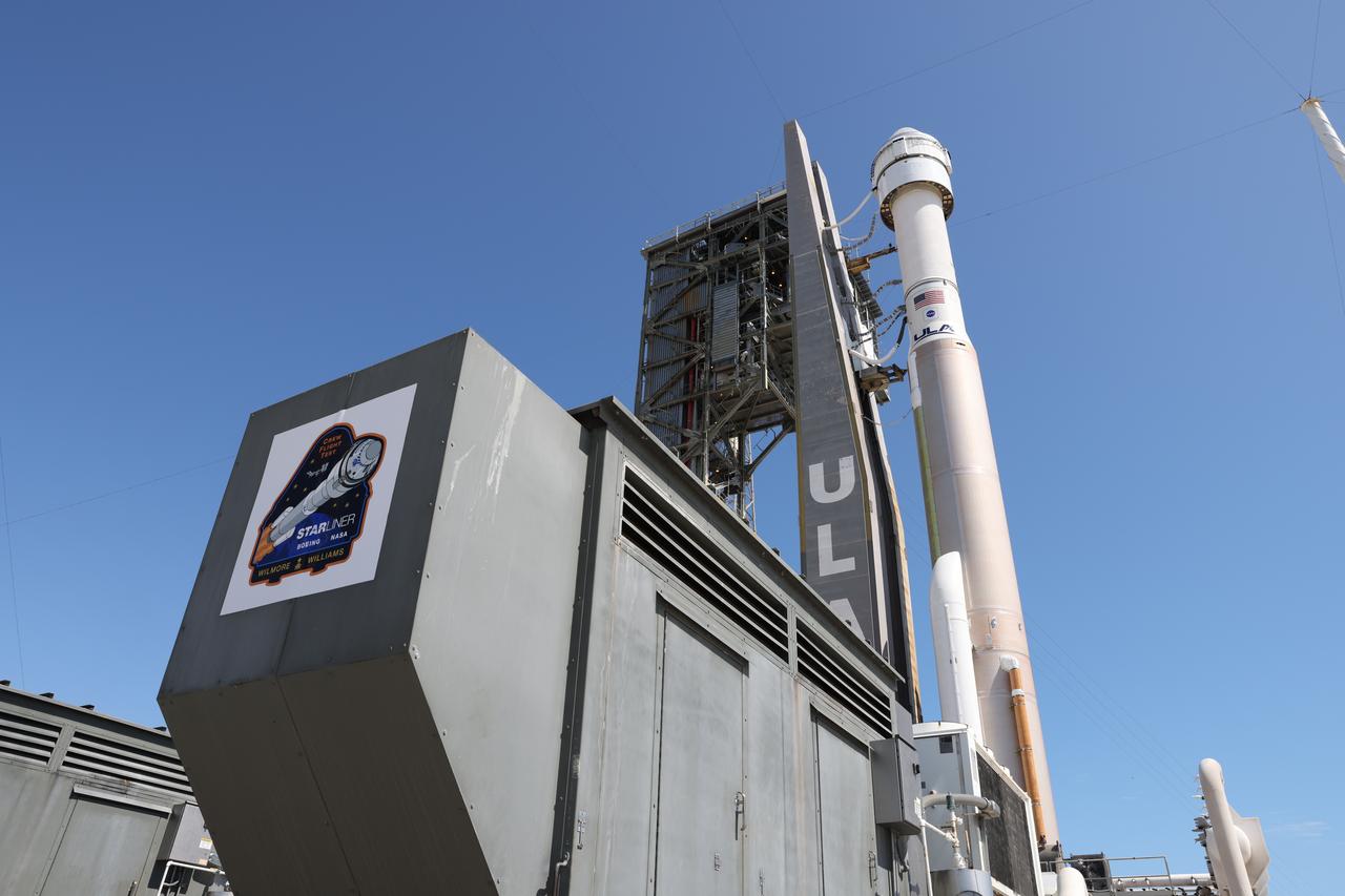 Boeing’s Starliner spacecraft atop the United Launch Alliance Atlas V rocket rolls out from the Vertical Integration Facility to the launch pad of Space Launch Complex-41 at Cape Canaveral Space Force Station in Florida on Saturday, May 4, 2024, ahead of NASA’s Boeing Crew Flight Test. As part of the agency’s Commercial Crew Program, NASA astronauts Butch Wilmore and Suni Williams are the first to launch to the International Space Station aboard Boeing’s Starliner spacecraft. Liftoff is scheduled for 10:34 p.m. ET Monday, May 6.