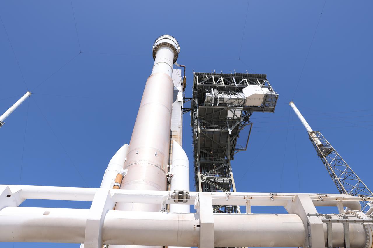 Boeing’s Starliner spacecraft atop the United Launch Alliance Atlas V rocket rolls out from the Vertical Integration Facility to the launch pad of Space Launch Complex-41 at Cape Canaveral Space Force Station in Florida on Saturday, May 4, 2024, ahead of NASA’s Boeing Crew Flight Test. As part of the agency’s Commercial Crew Program, NASA astronauts Butch Wilmore and Suni Williams are the first to launch to the International Space Station aboard Boeing’s Starliner spacecraft. Liftoff is scheduled for 10:34 p.m. ET Monday, May 6.