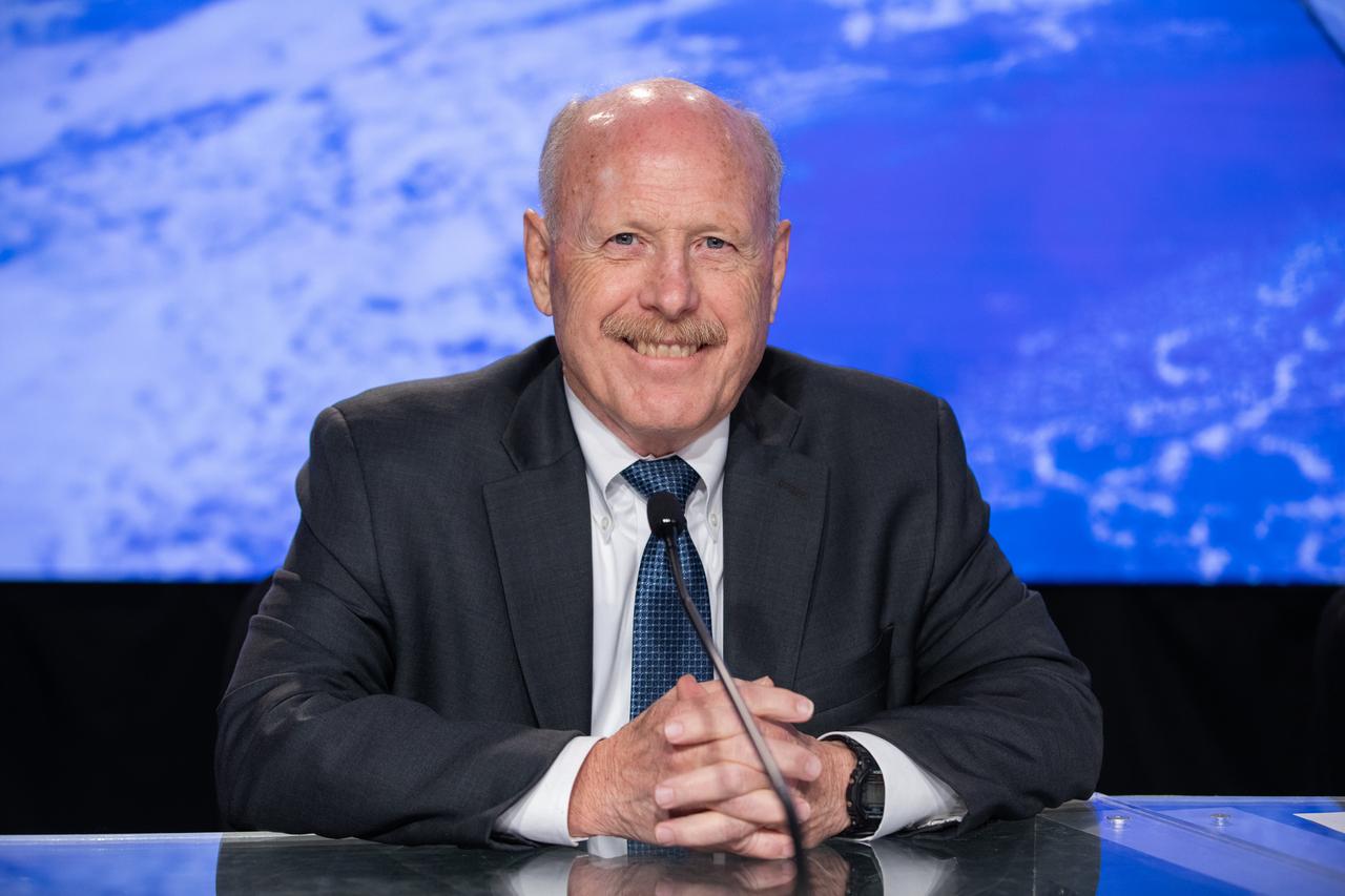 NASA Associate Administrator for Space Operations Ken Bowersox is photographed during a news conference held on Monday, May 6, 2024, at the agency’s Kennedy Space Center in Florida following the first launch attempt of NASA’s Boeing Crew Flight Test. As part of the agency’s Commercial Crew Program, the first crewed launch to the International Space Station aboard Boeing’s Starliner spacecraft atop a United Launch Alliance Atlas V rocket from Space Launch Complex-41 at nearby Cape Canaveral Space Force Station was targeted for 10:34 p.m. ET but scrubbed for the day.