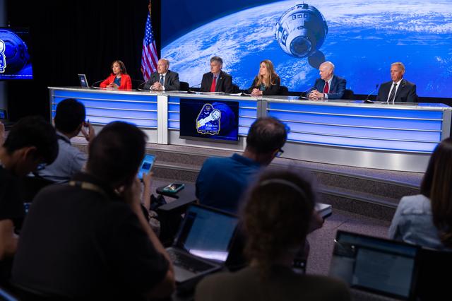 NASA image: NASA’s Boeing Crew Flight Test Post-Scrub News Conference
