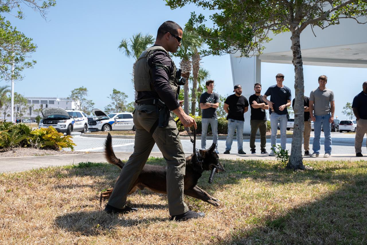 Employees at NASA’s Kennedy Space Center in Florida participate in the Safety and Health days activities on Thursday, May 9, 2024. The agency’s Safety and Health days took place the week of May 6-10 to show the NASA’s commitment to the safety and health of the entire workforce, and various organizations provided interactive exhibits and information on a range of safety and health issues.