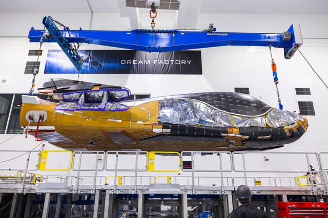 NASA image: Sierra Space Dream Chaser Arrival - Move to High Bay