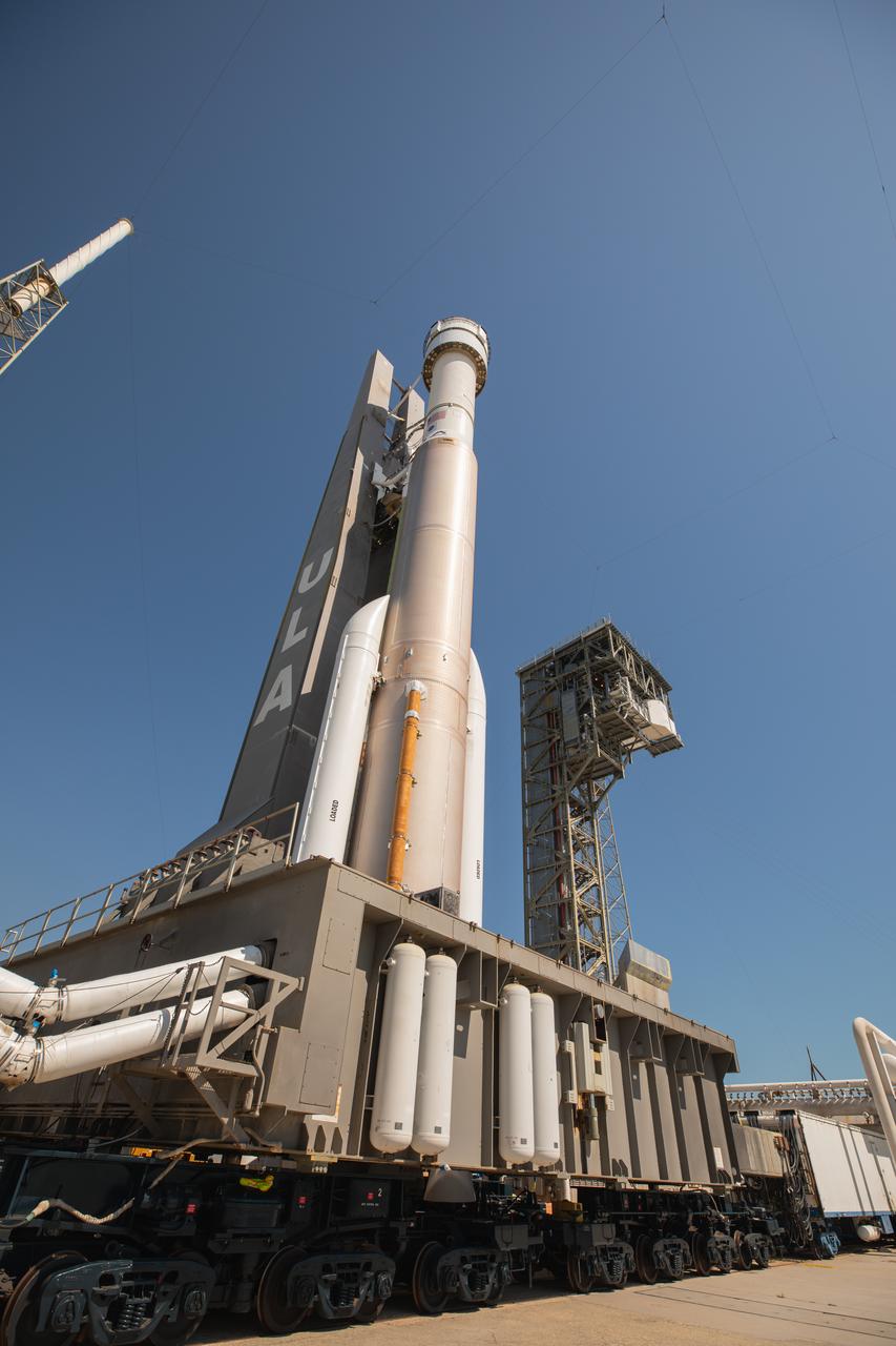 Boeing’s Starliner spacecraft atop the United Launch Alliance Atlas V rocket rolls out from the Vertical Integration Facility to the launch pad of Space Launch Complex-41 at Cape Canaveral Space Force Station in Florida on Thursday, May 30, 2024, ahead of NASA’s Boeing Crew Flight Test. As part of the agency’s Commercial Crew Program, NASA astronauts Butch Wilmore and Suni Williams are the first to launch to the International Space Station aboard Boeing’s Starliner spacecraft. Liftoff is scheduled for 12:25 p.m. ET on Saturday, June 1. 