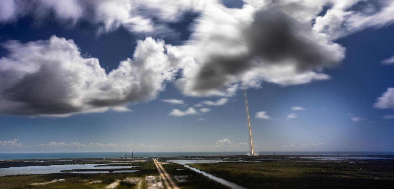 A United Launch Alliance Atlas V rocket carrying a Boeing Starliner spacecraft launches NASA’s Boeing Crew Flight Test with NASA astronauts Butch Wilmore and Suni Williams aboard at 10:52 a.m. EDT Wednesday, June 5, 2024, from Space Launch Complex-41 at Cape Canaveral Space Force Station in Florida. Wilmore and Williams are the first to launch aboard Boeing’s Starliner spacecraft to the International Space Station as part of the agency’s Commercial Crew Program.