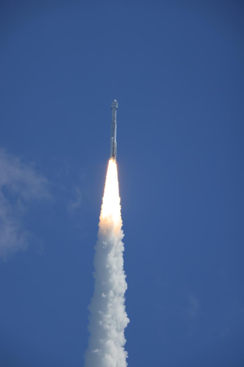 A United Launch Alliance Atlas V rocket soars upward from the pad at Space Launch Complex-41 at Cape Canaveral Space Force Station in Florida at 10:52 a.m. EDT Wednesday, June 5, 2024, carrying a Boeing Starliner spacecraft for NASA’s Boeing Crew Flight Test to the International Space Station. Aboard Starliner are NASA astronauts Butch Wilmore and Suni Williams on the first crewed flight of the spacecraft as part of the agency’s Commercial crew Program.