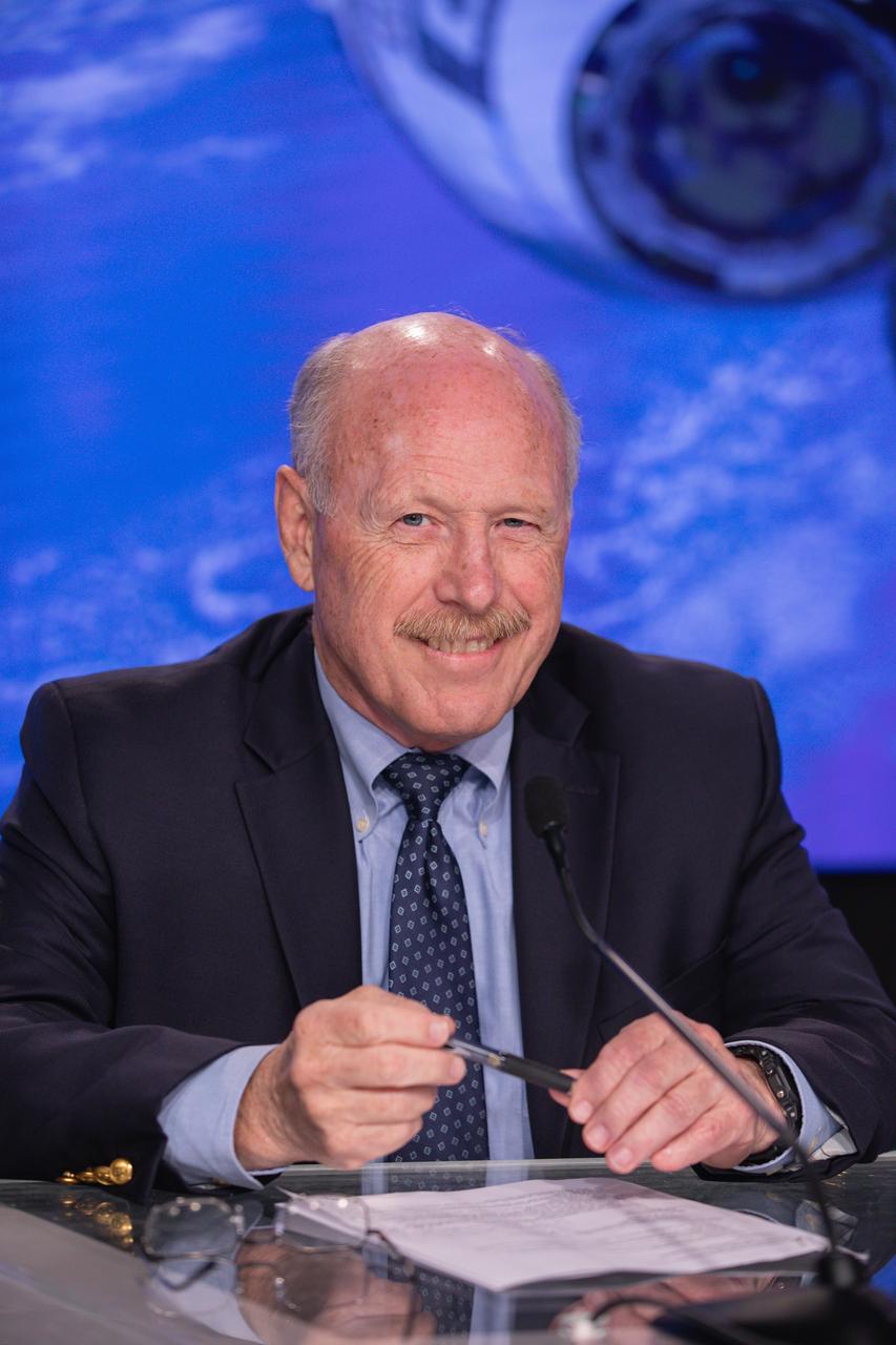 NASA Associate Administrator for Space Operations Ken Bowersox participates in a postlaunch news conference for NASA’s Boeing Crew Flight Test on Wednesday, June 5, 2024, at the agency’s Kennedy Space Center in Florida. As part of the agency’s Commercial Crew Program, NASA astronauts Butch Wilmore and Suni Williams are the first to launch aboard Boeing’s Starliner spacecraft to the International Space Station atop a United Launch Alliance Atlas V rocket. Liftoff occurred at 10:52 a.m. EDT Wednesday, June 5, from Space Launch Complex-41 at Cape Canaveral Space Force Station.
