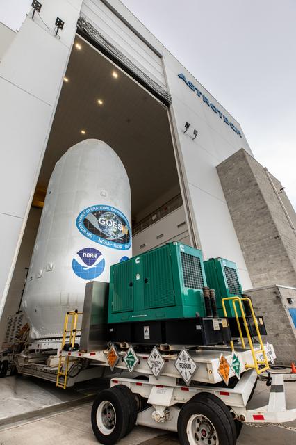 NASA image: GOES-U Transport to Launch Complex 39A