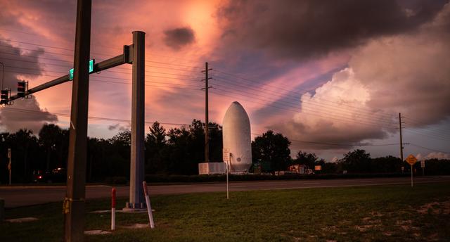 NASA image: GOES-U Transport to Launch Complex 39A