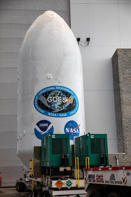 NASA image: GOES-U Transport to Launch Complex 39A