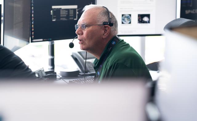 NASA image: LSP Personnel Rehearse GOES-U Launch at SpaceX Hangar X