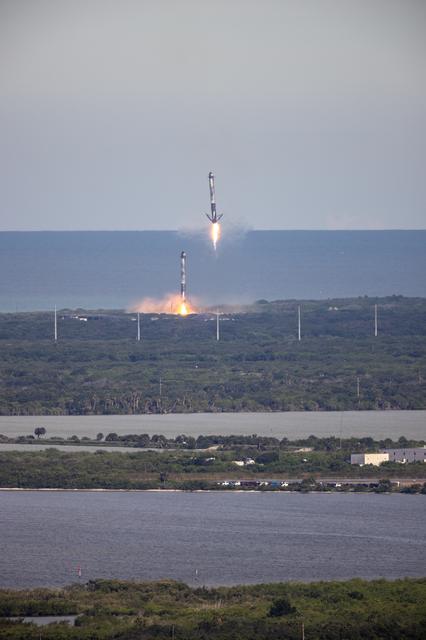 NASA image: NASA's SpaceX GOES-U Booster Landing