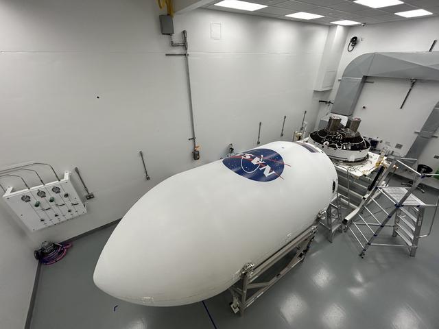 NASA image: Firefly Demo 2 Fairing in Clean Room