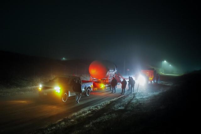 NASA image: Firefly Demo 2 Payload Roll to Pad
