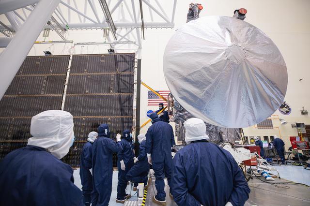 NASA image: Europa Clipper Solar Array Install