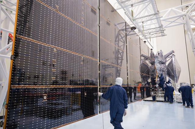 NASA image: Europa Clipper Solar Array Install