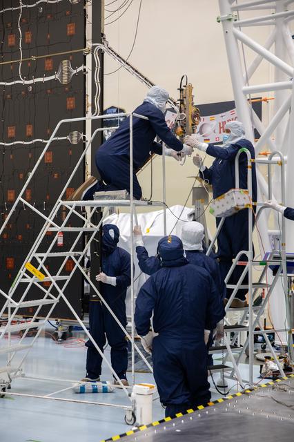 NASA image: Europa Clipper Solar Array Alignment and Install, Wing Deploymen