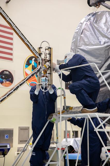 NASA image: Europa Clipper Solar Array Alignment and Install, Wing Deploymen