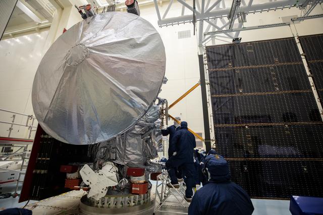 NASA image: Europa Clipper Solar Array Alignment and Install, Wing Deploymen
