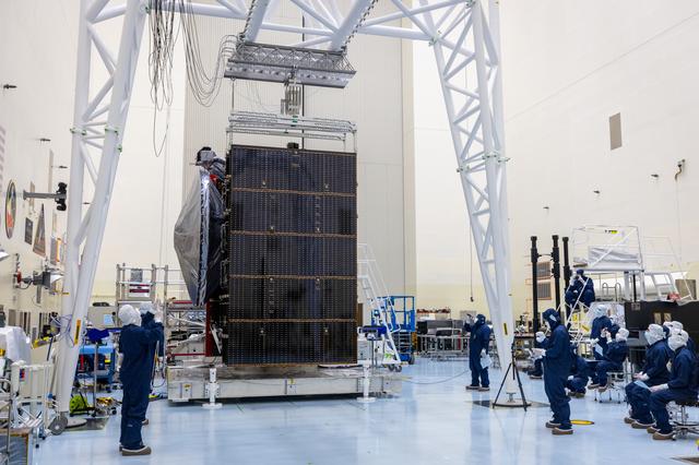 NASA image: Europa Clipper Solar Array Wing Deployment (Second Wing)