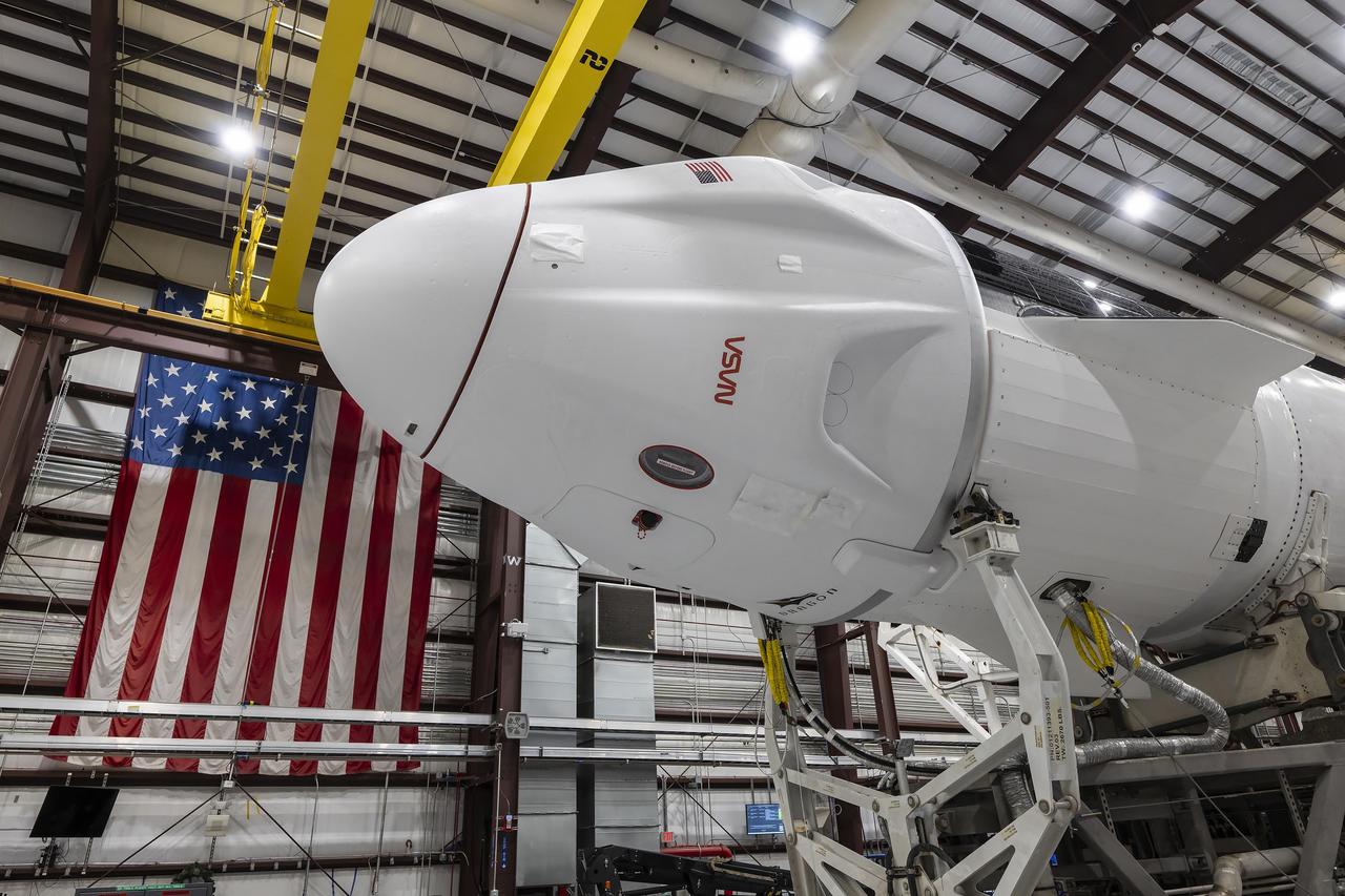 As preparations continue for NASA’s SpaceX Crew-9 mission, a SpaceX Falcon 9 rocket with the company's Dragon spacecraft is rolled out to the launch pad of Space Launch Complex-40 at Cape Canaveral Space Force Station in Florida on Tuesday, Sept. 24, 2024. NASA astronaut Nick Hague, commander, and Roscosmos cosmonaut Aleksandr Gorbunov, mission specialist, will launch to the International Space Station on the company’s ninth crew rotation flight for NASA as part of the agency’s Commercial Crew Program. 