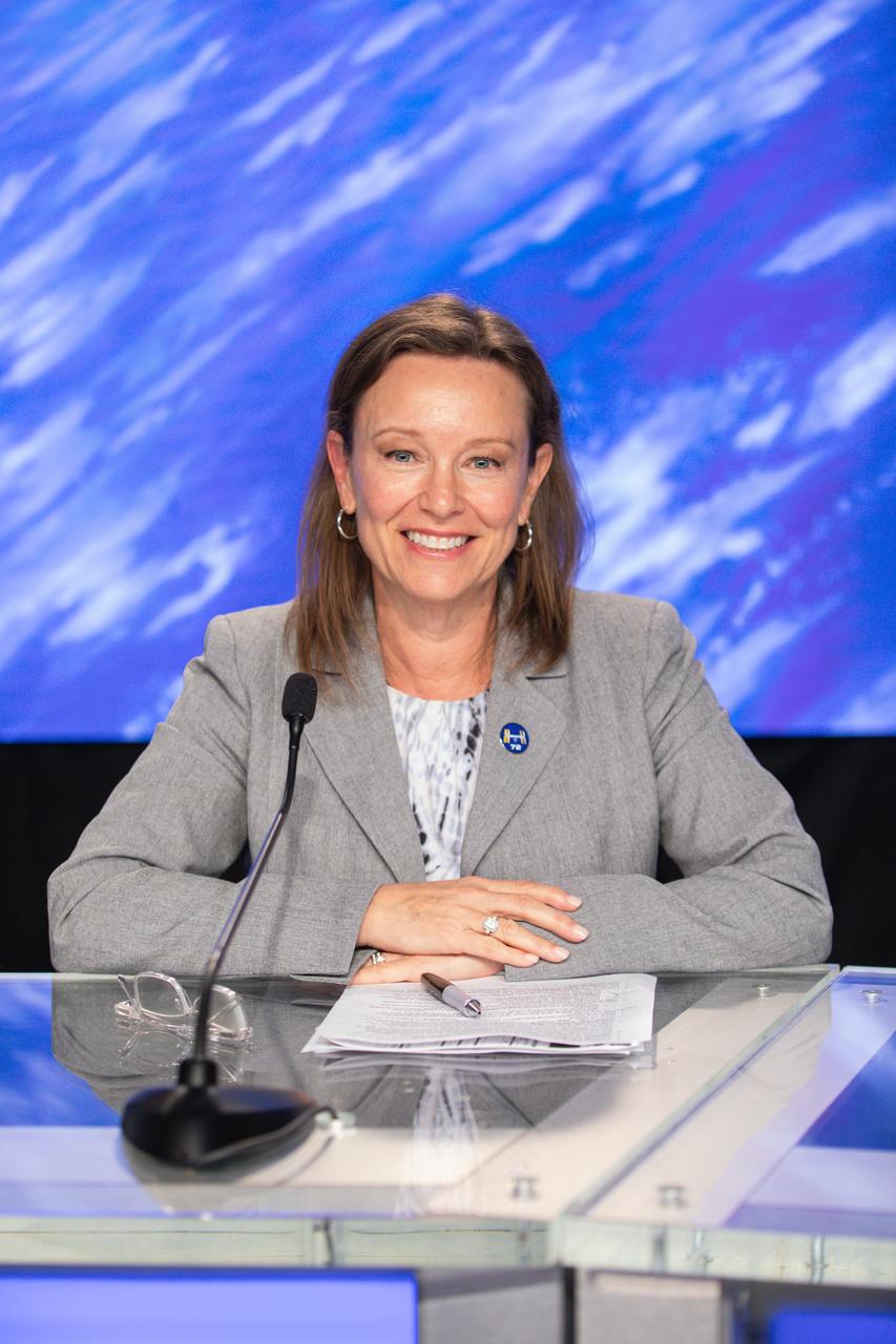 NASA and SpaceX representatives participate in a prelaunch news conference on Friday, Sept. 27, ahead of NASA’s SpaceX Crew-9 mission to the International Space Station. The launch is targeted for no earlier than 1:17 p.m. EDT Saturday, Sept. 28, from Space Launch Complex-40 at Cape Canaveral Space Force Station in Florida. SpaceX’s Dragon spacecraft and Falcon 9 rocket will carry NASA astronaut Nick Hague, commander, and Roscosmos cosmonaut Aleksandr Gorbunov, mission specialist, to the space station for about a five-month science mission.