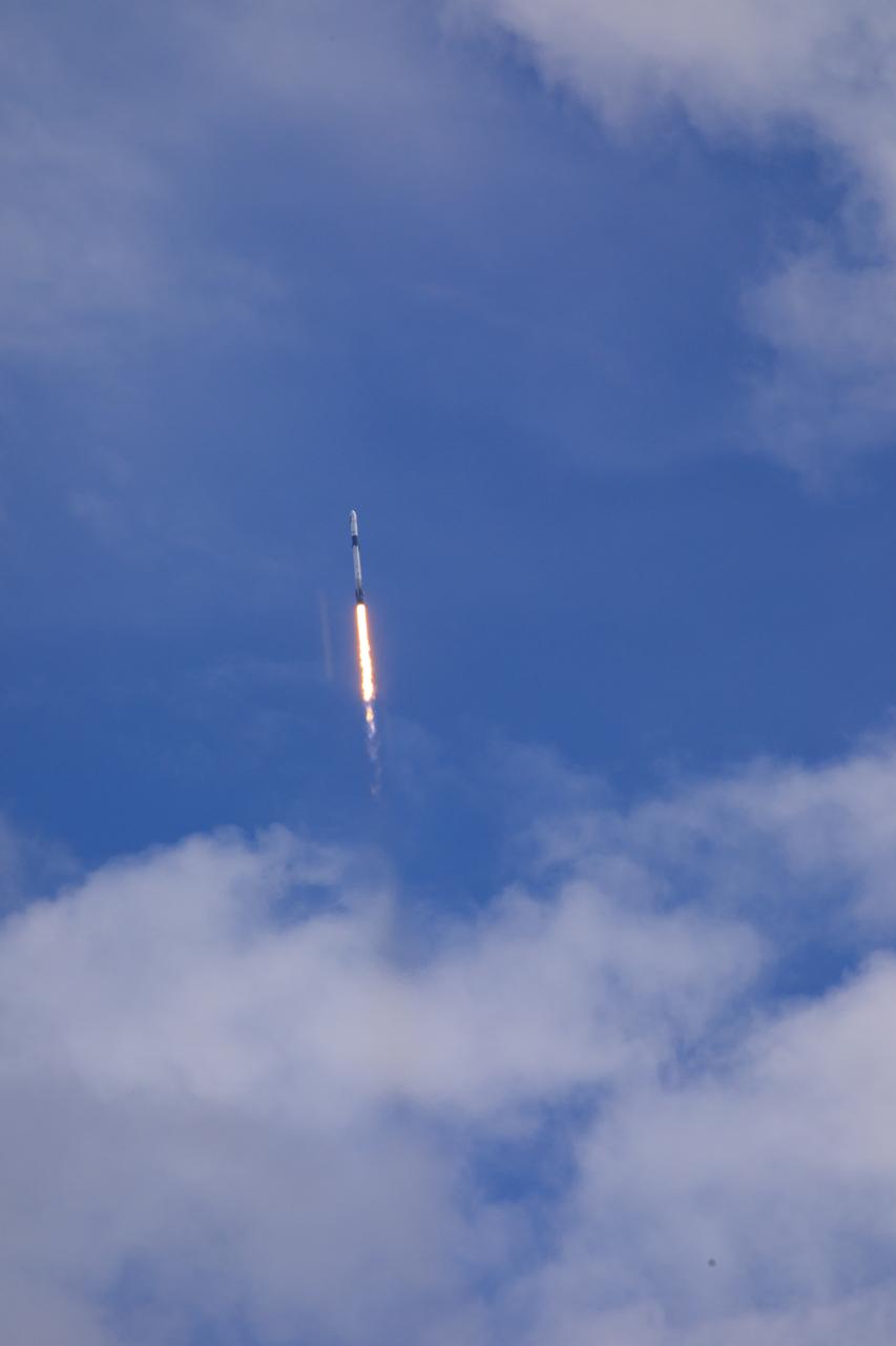 A SpaceX Falcon 9 rocket carrying the company's Dragon spacecraft lifts off on NASA’s SpaceX Crew-9 mission to the International Space Station with NASA astronaut Nick Hague and Roscosmos cosmonaut Aleksandr Gorbunov aboard Saturday, Sept. 28, 2024, from Space Launch Complex-40 at Cape Canaveral Space Force Station in Florida.  Crew-9 is the ninth crew rotation mission of the SpaceX Dragon spacecraft and Falcon 9 rocket to the space station as part of the agency’s Commercial Crew Program. Hague and Gorbunov launched at 1:17 p.m. EDT to begin a mission aboard the orbital outpost lasting about five months.