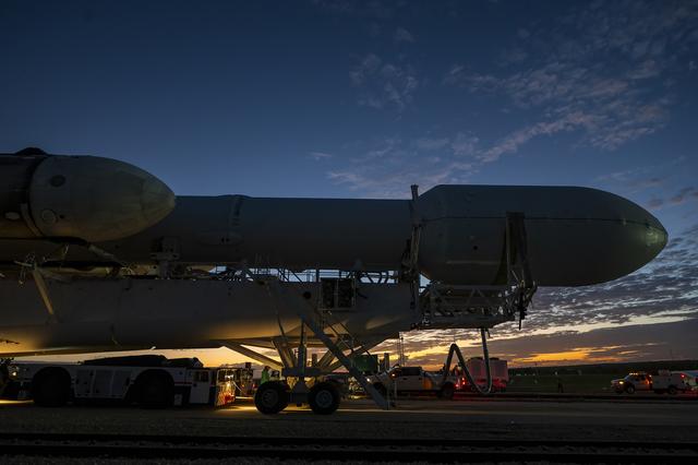 NASA image: SpaceX Europa Clipper Rollout & Vertical