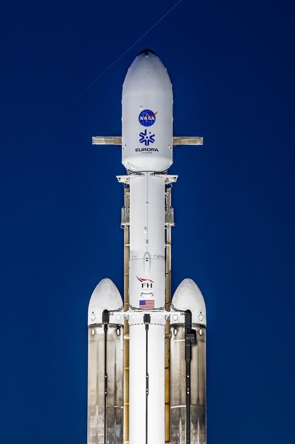 NASA image: SpaceX Europa Clipper Vertical