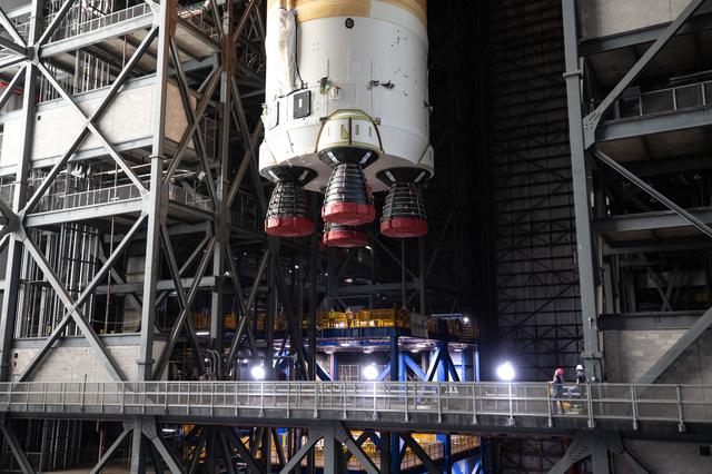 NASA image: Artemis II Core Stage Move to VAB High Bay 2