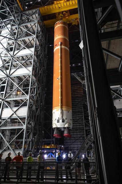 NASA image: Artemis II Core Stage Move to VAB High Bay 2