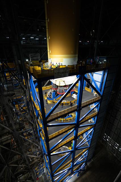 NASA image: Artemis II Core Stage Move to VAB High Bay 2