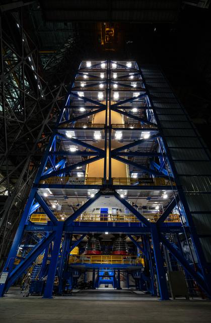 NASA image: Artemis II Core Stage Move to VAB High Bay 2