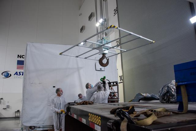 NASA image: SPHEREx Spacecraft Arrival at Astrotech VSFB