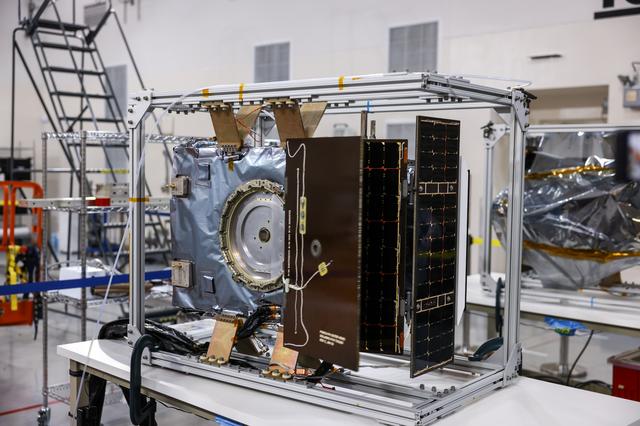 NASA image: PUNCH Satellites Solar Array Deployment Test