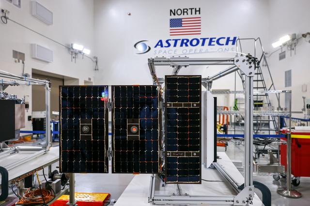 NASA image: PUNCH Satellites Solar Array Deployment Test
