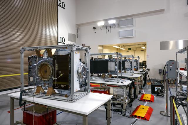 NASA image: PUNCH Satellites Solar Array Deployment Test