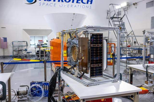 NASA image: PUNCH Satellites Solar Array Deployment Test