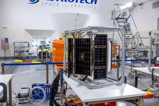 NASA image: PUNCH Satellites Solar Array Deployment Test
